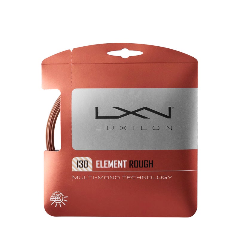 Luxilon Element Rough 130 Tennis String - Set, Bronze - Image 1